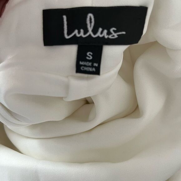 NEW Lulu's Ephemeral Allure Ivory Lace Maxi Wedding Bridal Long Dress Size Small - Picture 10 of 11